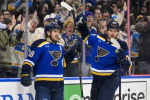 St Louis vann med 3–2 hemma mot Calgary