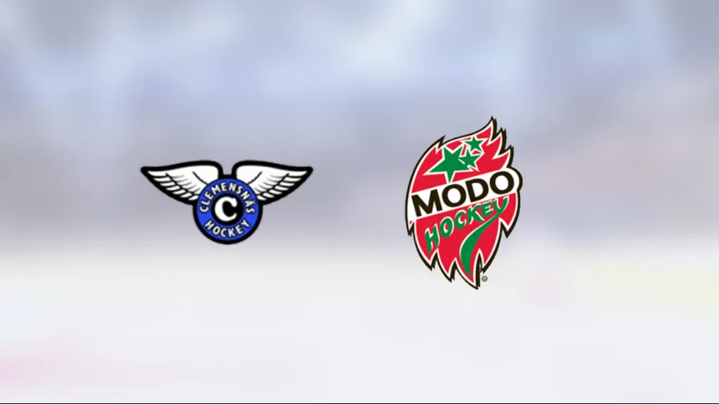 Två snabba mål gav Modo Hockey U18 tre poäng mot Clemensnäs U18