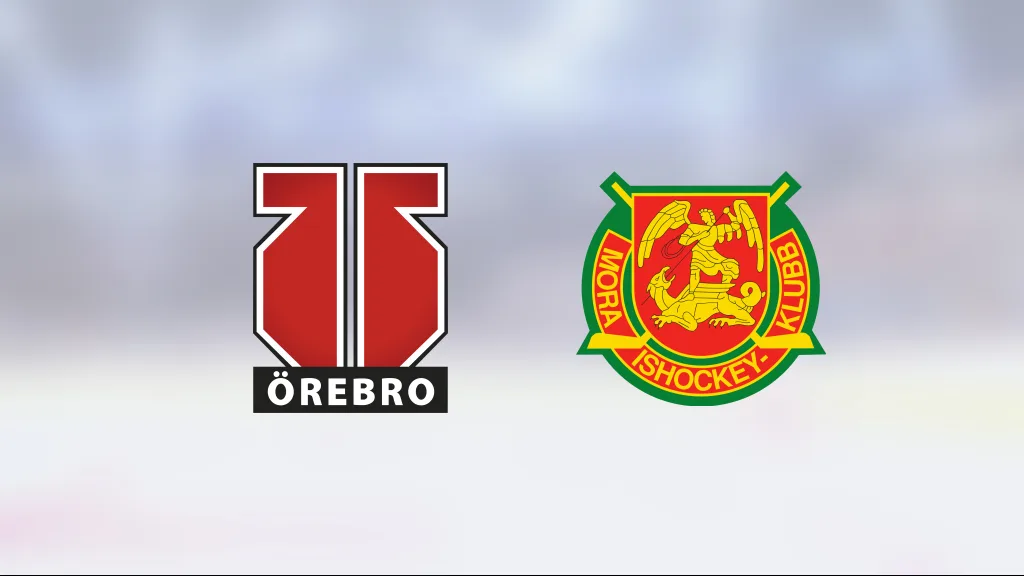 Mora vann efter avgörande i tredje perioden mot Örebro Hockey U18