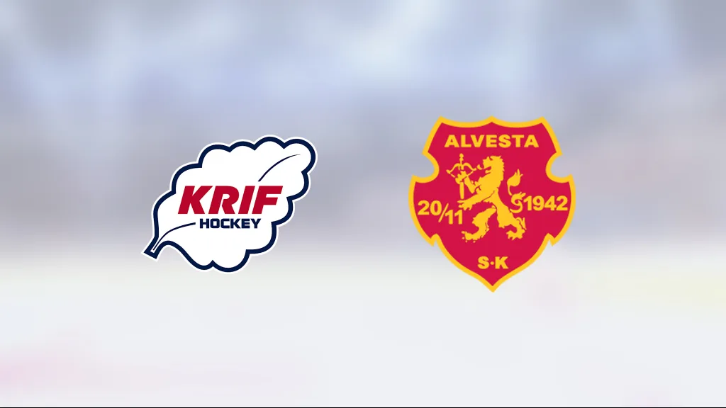 Alvesta bröt förlustsviten – vann mot KRIF Hockey J18