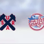 Linus Rydell i målform när Surahammar vann mot Falu IF