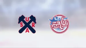 Linus Rydell i målform när Surahammar vann mot Falu IF