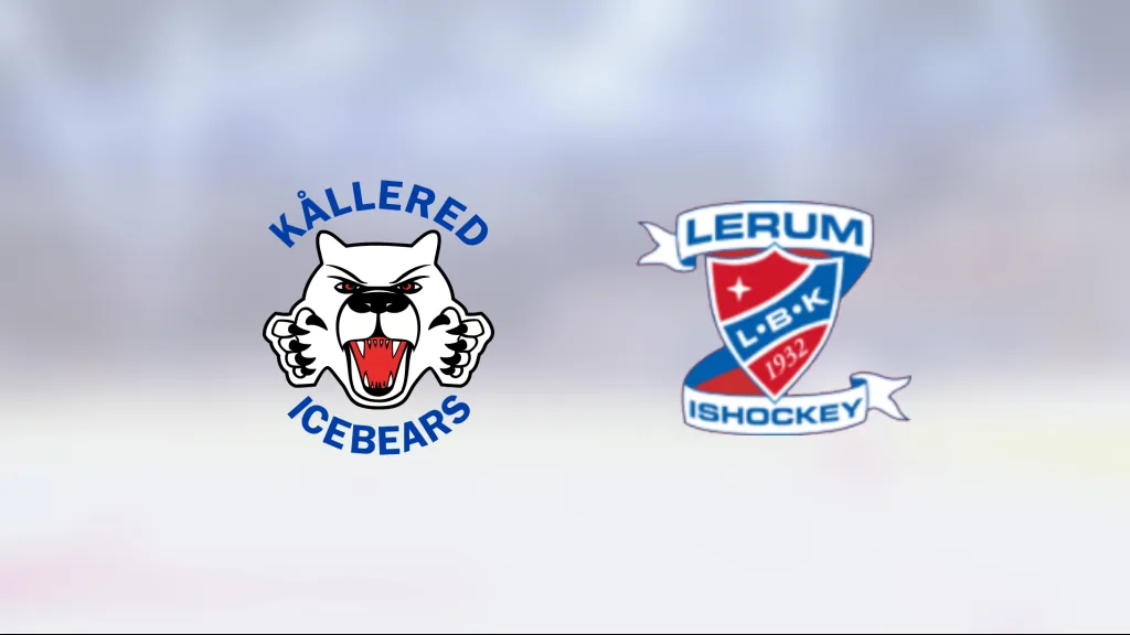 Kållered vann efter avgörande i tredje perioden mot gästande Lerum