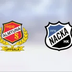 Två snabba mål gav Nacka tre poäng mot Almtuna