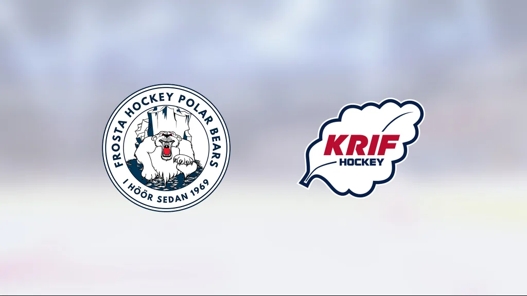 KRIF Hockey J20 utklassade Frosta Hockey/Åstorp IK U20 – seger med 7–0