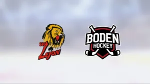 Lejon tog revansch på Boden