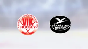 Två snabba mål i sista perioden avgjorde för Västervik mot Tranås J18