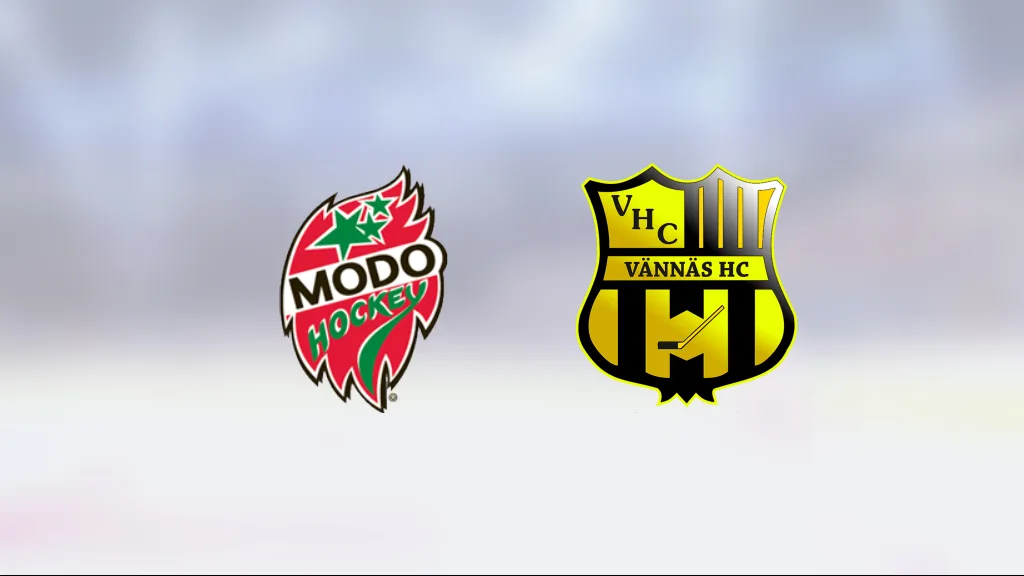 Seger för Modo Hockey U18 mot Vännäs U18