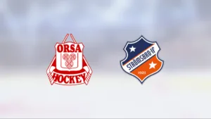 Noel Berglinn i målform när Orsa vann mot Strömsbro