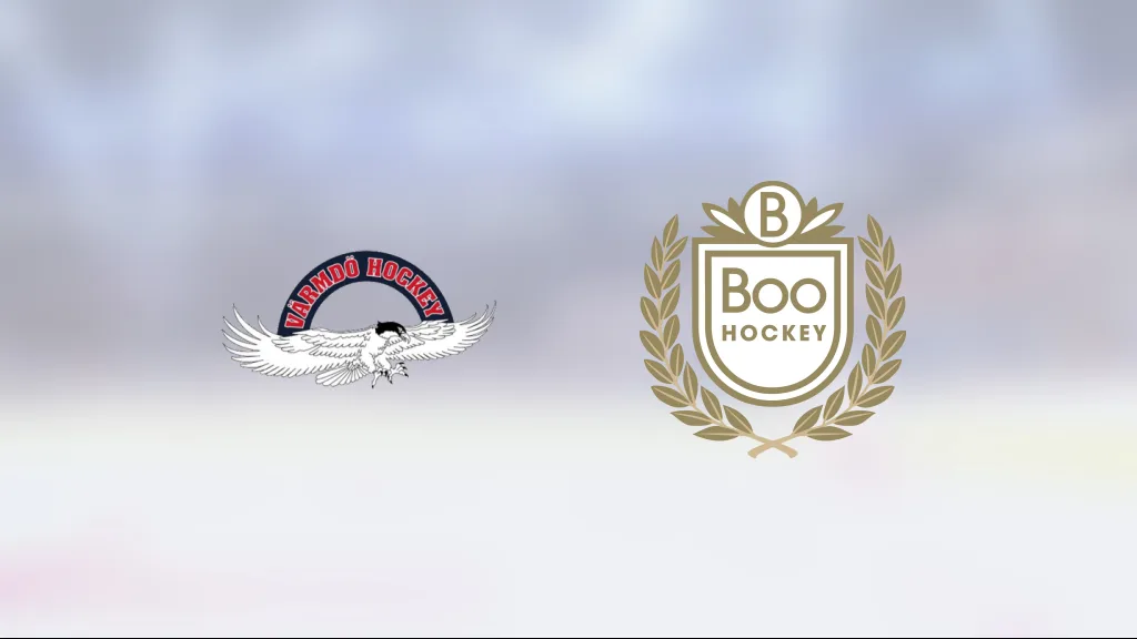 Värmdö vann efter avgörande i tredje perioden mot gästande Boo