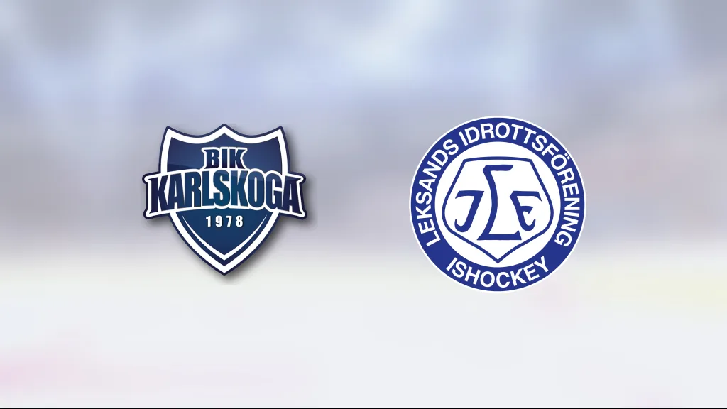 BIK Karlskogas svit: åtta matcher i rad utan seger efter 2–5 mot Leksand