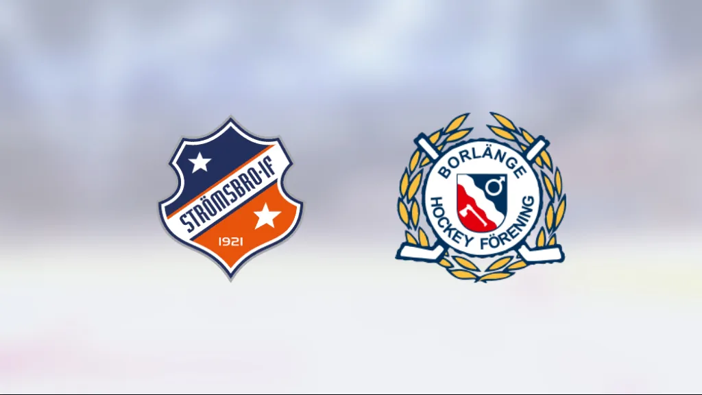 Strömsbro starkast – avgjorde i förlängningen mot Borlänge