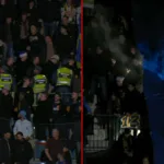 JUST NU: Matchen igång – SSK-klacken har tömts