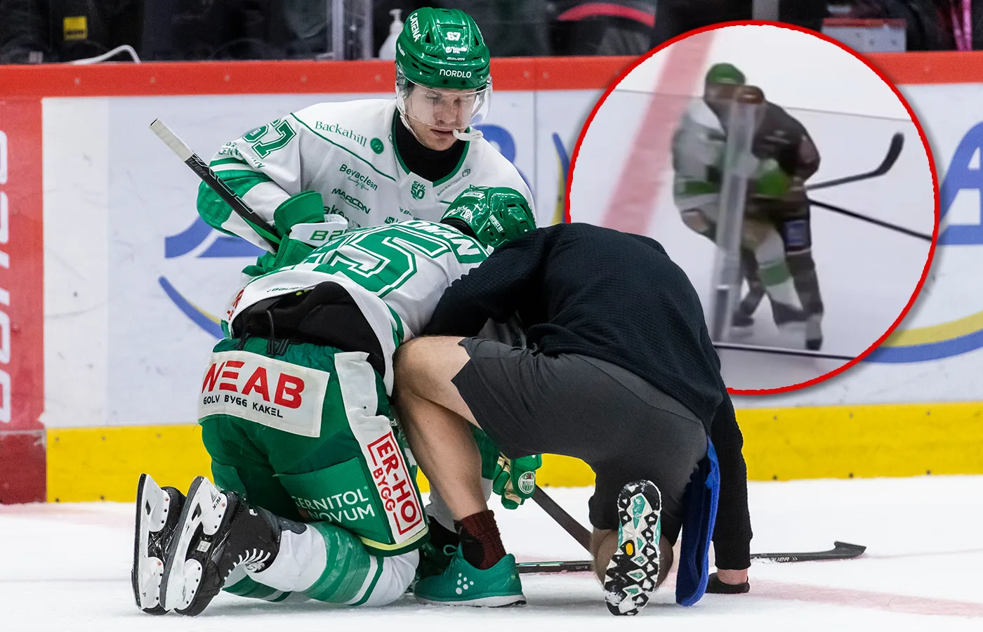 Rögle ger besked om stjärnan: ”Ingen hjärnskakning”