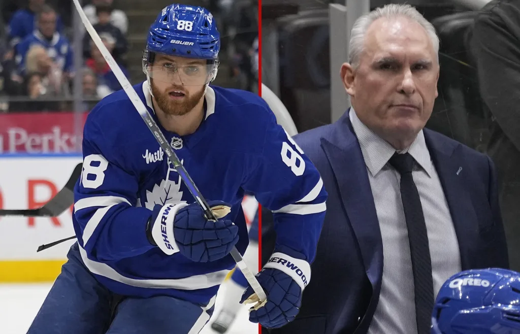 William Nylander. Craig Berube. Toronto Maple Leafs.