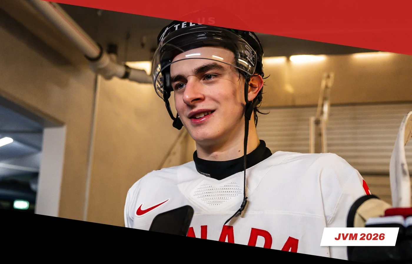 Porter Martone Kanadas lagkapten JVM 2026