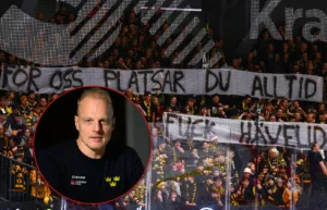 Skellefteås JVM-banderoll: ”Fuck Hävelid”
