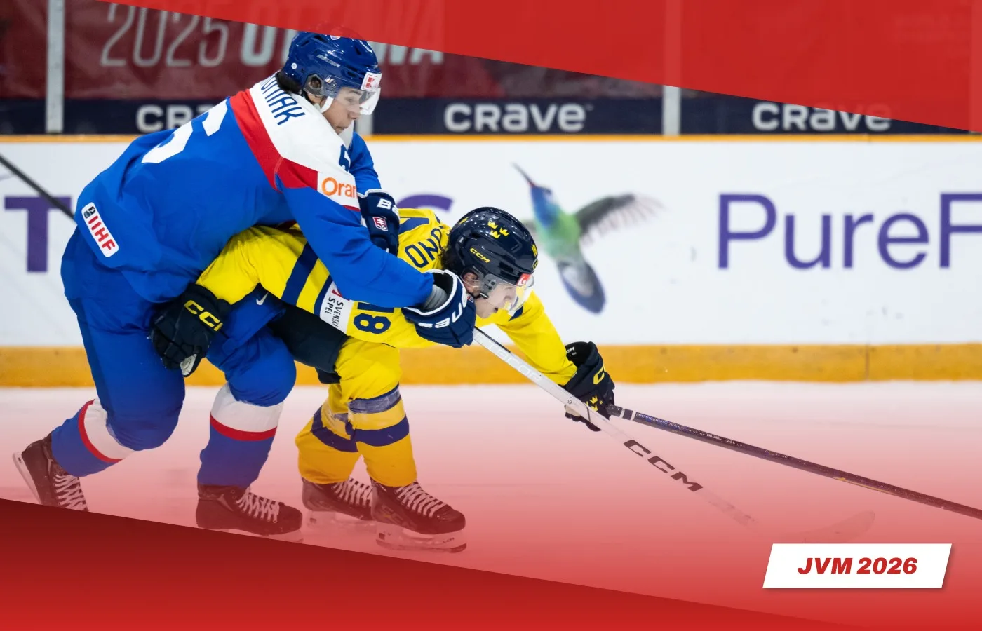 Så spelas Sverige – Slovakien i JVM-premiären