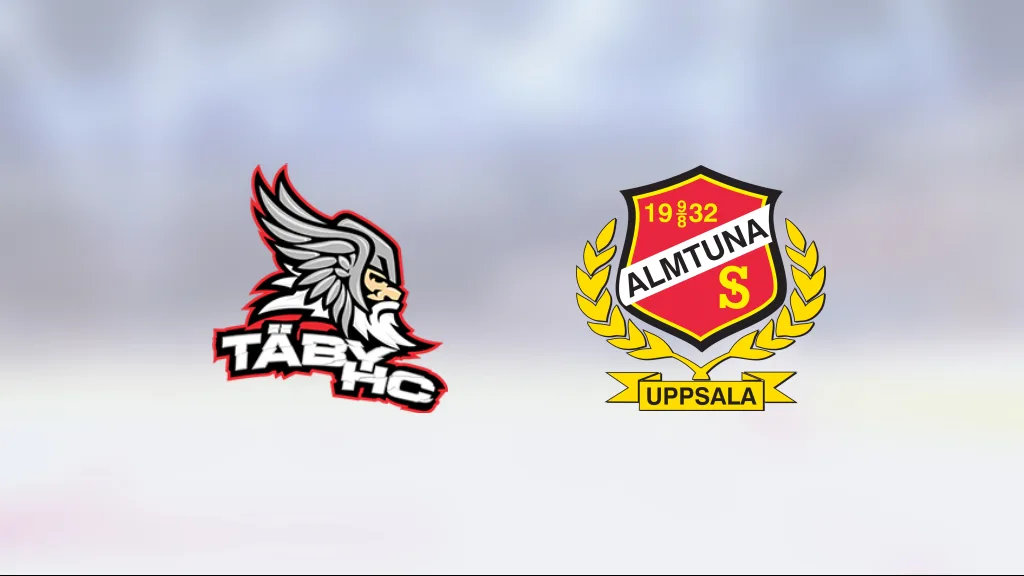 Två snabba mål gav Täby tre poäng mot Almtuna