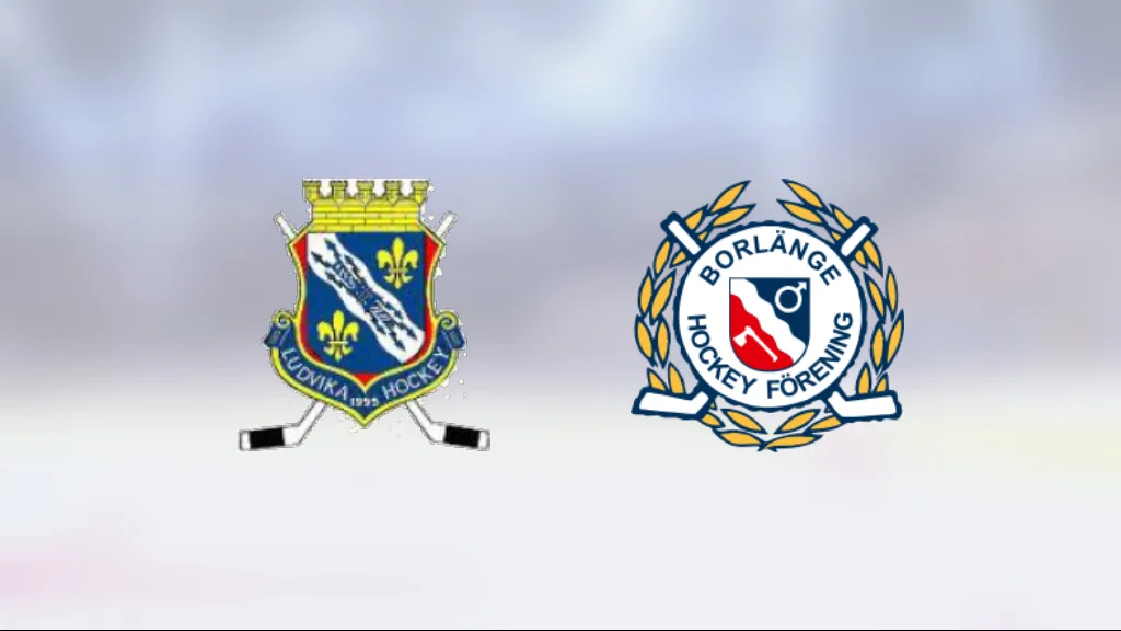 Seger för Ludvika/Smedjebacken mot Borlänge Hockey 2 i U18 division 1 västra B herr