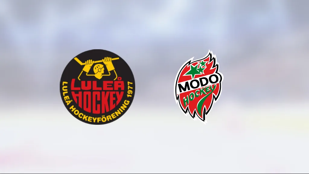 Modo Hockey vann mot Luleå efter mål av Mira Hallin