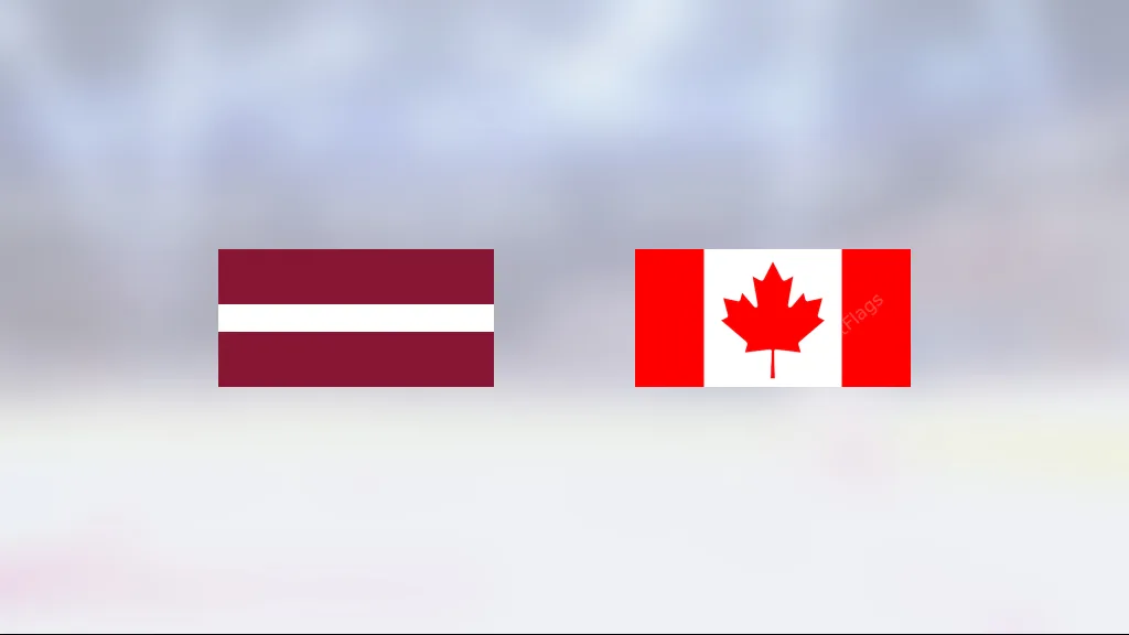 Kanada starkast – avgjorde i förlängningen mot Lettland