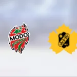 Två snabba mål i sista perioden avgjorde för Modo Hockey mot Skellefteå AIK