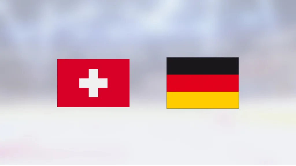 Seger för Schweiz mot Tyskland