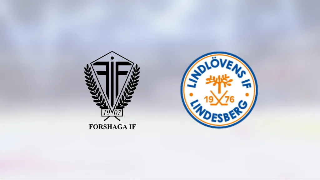 Lindlöven vann toppmötet mot Forshaga med 3–1