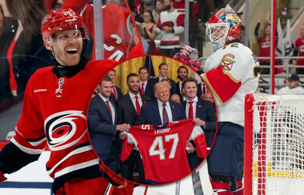 Carolina Hurricanes. Florida Panthers. Vita Huset. Donald Trump.