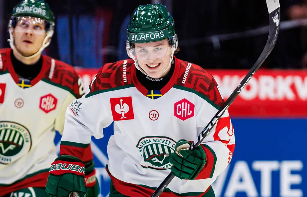 Ivar Stenberg. Frölunda. CHL.
