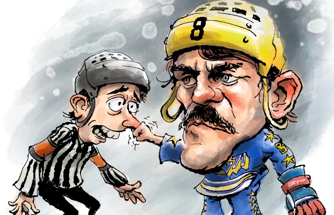 Nöp domaren i näsan – fick 40 matchers avstängning