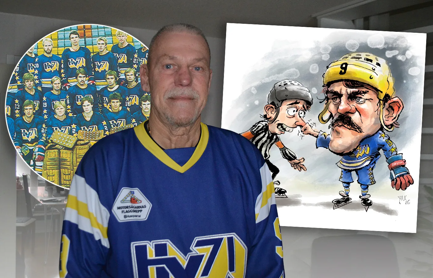 Skyttekung och buse: Gjorde mål med bruten arm