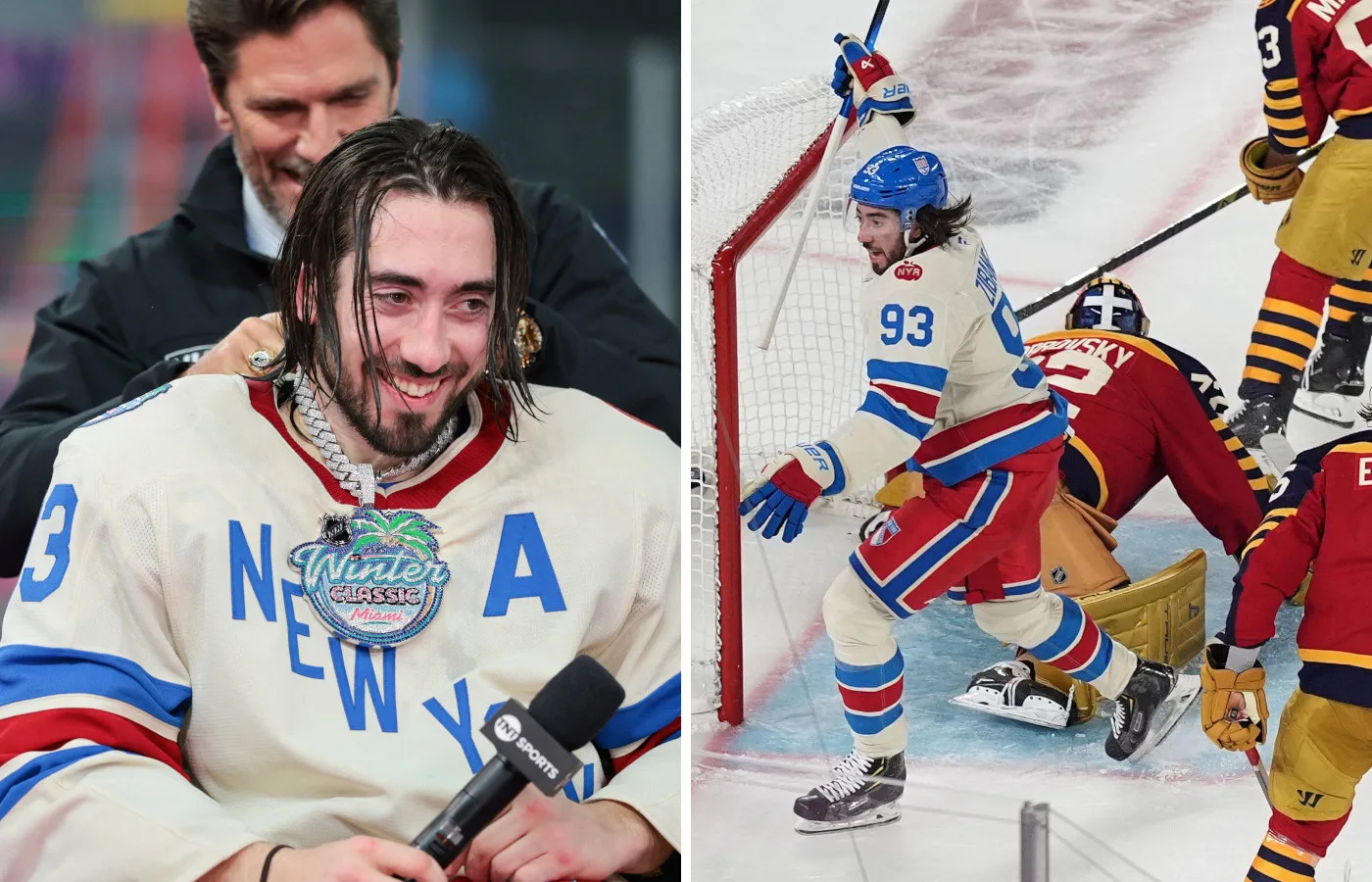 Mika Zibanejad historisk i nattens Winter Classic