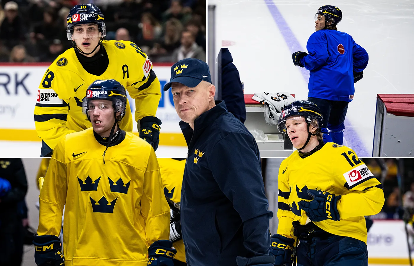 Saknades på Sveriges träning inför semifinalen