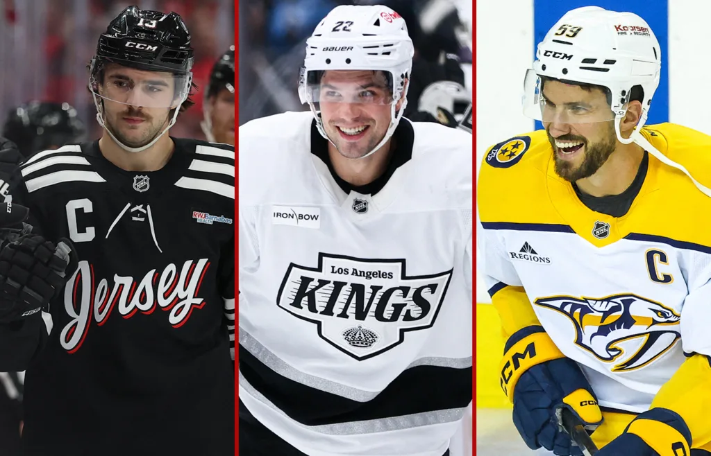 Schweiz. OS-trupp. Nico Hischier. Kevin Fiala. Roman Josi.