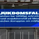 HA-matchen avbröts– efter sjukdomsfall på läktaren