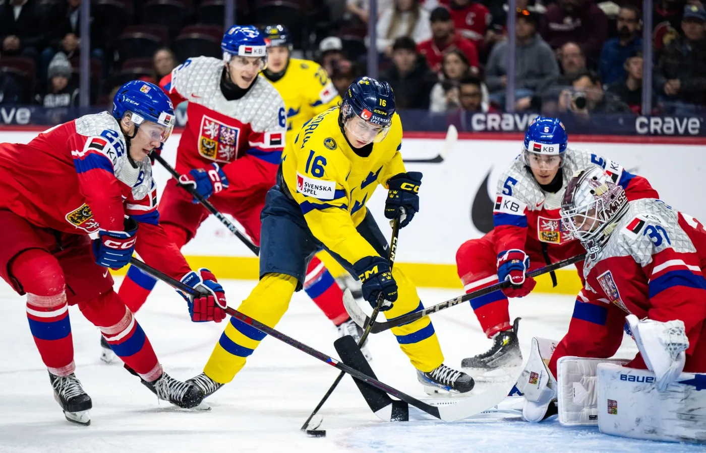 Så spelas Sverige – Tjeckien i JVM:s final