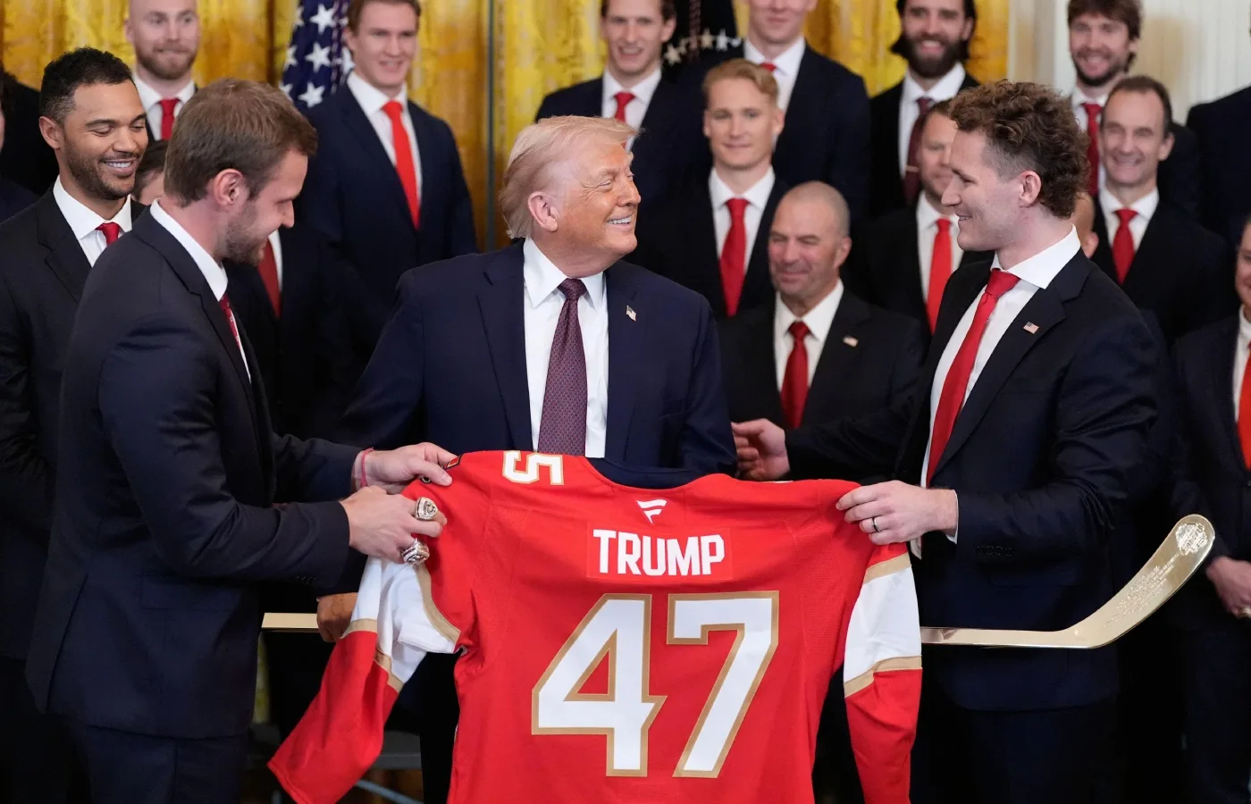 Mästarna besökte Trump i Vita Huset: ”Inget slår det här”