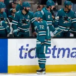 Macklin Celebrini het när San Jose besegrade NY Rangers