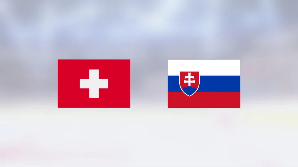 Schweiz tog hem segern mot Slovakien