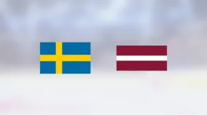Sverige vann – slog ut Lettland