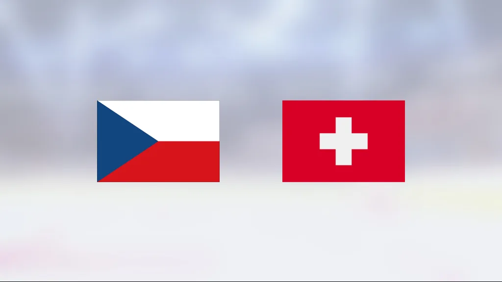Tjeckien vann – slog ut Schweiz