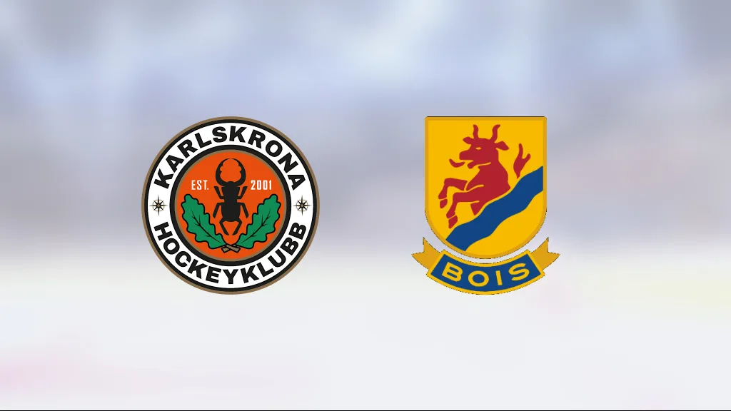 Storseger för Karlskrona hemma mot Mariestad