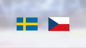 Sverige vann på hemmaplan mot Tjeckien