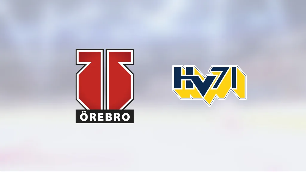 Örebro Hockey U18 vann mot HV 71 efter Lukas Svenssons två mål