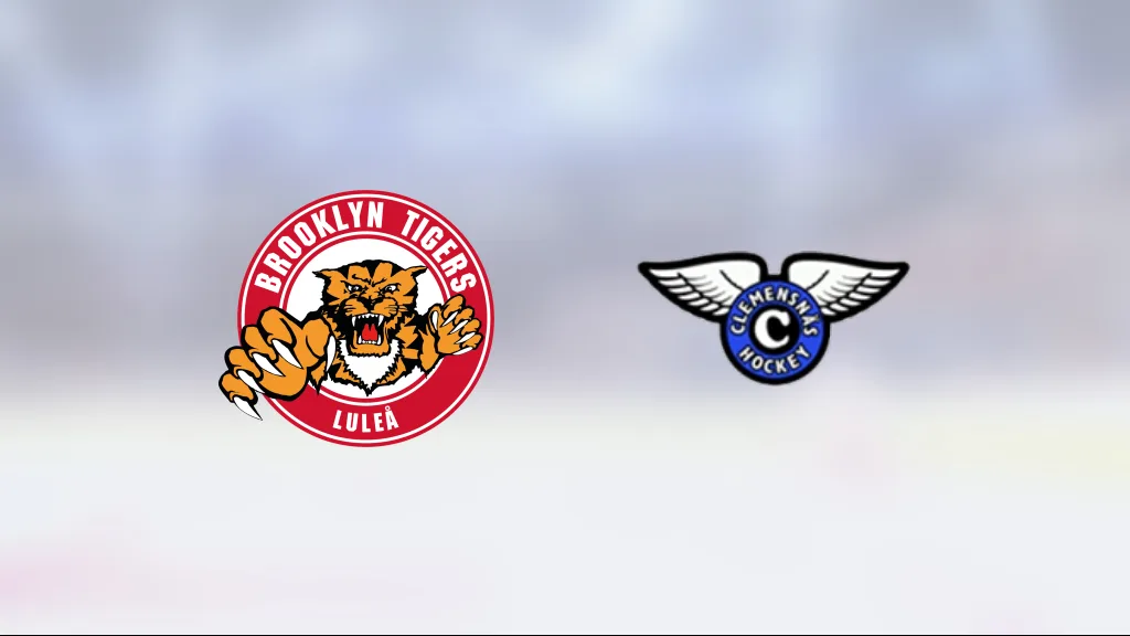 Clemensnäs HC U18 en lätt match för Brooklyn Tigers HF U18