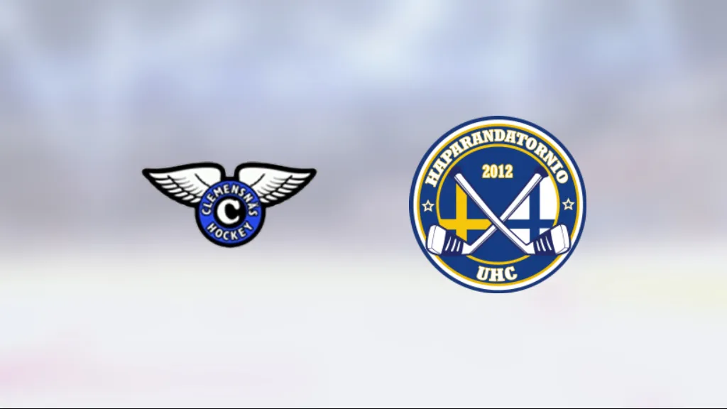Tre poäng för Haparanda borta mot Clemensnäs HC U18