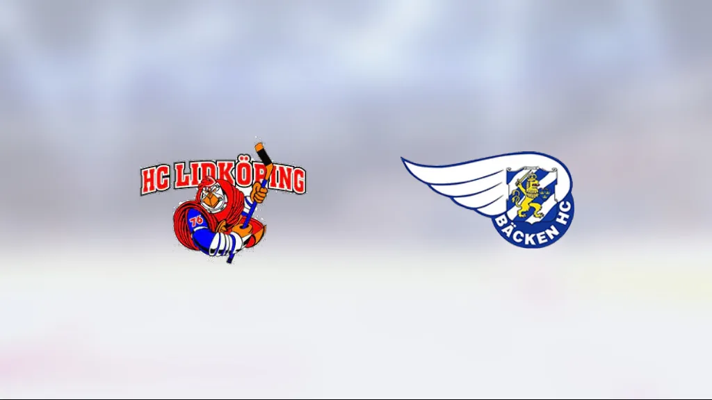 Bäcken vann i förlängningen mot Lidköping