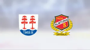 Två snabba mål i sista perioden avgjorde för Almtuna mot Timrå IK U18